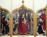 Gerard David Triptych of the Sedano Family oil painting reproduction